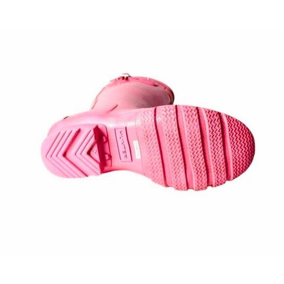 HUNTER Original Pink Glitter Rain Boot Size 2 - Picture 6 of 7